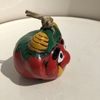 Japanese Ryukodo Clay Bell Oni Demon Devil Head Lucky Charm