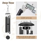 38  Large Wind Chimes With Deep Tone Sound  Coolest Metal Windchimes Outdoors   