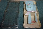 Vintage Baby Brush   Comb Set Sanitoy Nursery In Case