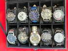 10 New Men s Watches Closeout Overstock Clearance Deal Men Watch Lot Iphone 887