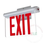 Lfi Lights   Red Led Edge Lit Exit Sign Light   Rotating   2pk Elrt-r-a-bb-sc-2