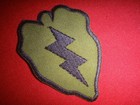 Vietnam War Subdued Patch Us Army 25th Infantry Division Tropic Lightning