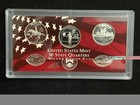 1999-s United States Us Mint 90  Silver Proof 9 Coin Set Red Box Ogp Coa