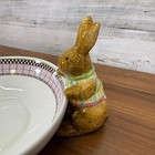 Debbie Mumm Sakura Spring Is In The Air Bunny Nibbler Bowl 1990 s