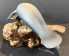 John Perry Driftwood Sculpture Mama   Baby Manatee