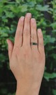 Sterling Silver Malachite Ring Size 5 3 4 Woman Teen Child Pinky