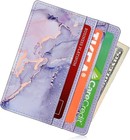 Credit Card Holder Case Sleeve With Id Window  rfid Blocking  Leather Wallet
