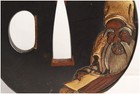 Japan Antique Edo Era Pine Tree Wise Man Tsuba Copper Box Sword Katana Armor 