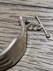 Hand Made Antique Sterling Silver Fork Cuff 