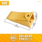X156 Dirt Teeth Bucket Teeth tooth With P156 Roll Pins 5 Pack 