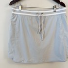 Athleta Sonara Athletic Skort Size 12 Gray Polyester Spandex Style 489466