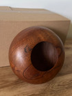 2002 K  Bashore - Uk -  Turned Mesquite Wood Vessel Bowl  Beautiful  Wow 