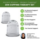 Lure Essentials Anti Cellulite Silicone Cupping Set  1 Large  1 Small Cup 