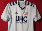 New England Revolution Mls Team 2019 Soccer Away Adidas Jersey Dp2813 White Sz S