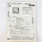 1967 Admiral Tv G13 Wire Schematic Service Manual Vintage Original