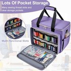 Sewing Machine Carrying Case Fits Singer Brother Purple Nylon Sc-2 Case Only