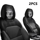 2x Halloween Headrest Cover Prank Horror Creepy Car Decor Seat Protector Scary