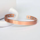 Pure Copper Magnetic Bracelet Arthritis Pain Relief Men Women Balance Power Golf