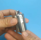 Titanium Waterproof Mini Pill Box Keychain Case Bottle Holder Container Pendant