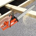 72cc Gas Powered Chainsaw With 24   Guide Bar Saw Chain 2-stroke Engine Cut Wood