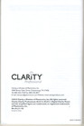 Genuine Clarity Professional Xlc 3 4 User Guide Manual Book Only