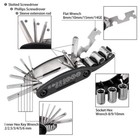 Bike Tools 16 In 1 E-bike Tool For Mountain Bike Tools Multi Repair Kit Wrench