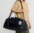 Under Armour Ua Storm Undeniable Le Duffle Bag Travel Gym Black Leather Ripstop