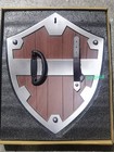 Metal Sword Shield Set 1 1 Handheld Cosplay Prop Collection Model Home Display 