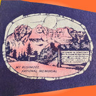 Vintage 1945 Black Hills Sd Pennant Mount Rushmore Shrine Of Democracy Felt 26 