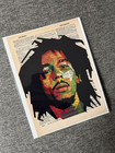 Bob Marley Dictionary Art Print Reggae Music Vintage Book Page Wall Decor