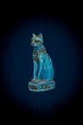 Ancient Egyptian Antiques Cat Statue Of Egyptian Goddess Bastet Figurine Bc