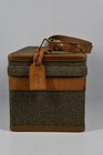 Vintage Hartmann Luggage Tweed Carry-on Travel Train Case Cosmetic Vanity Mcm