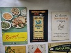 Vintage Lot Of 7 20s-60s Advertisement Recipe Cook Booklets P g Inkor Norge Knox