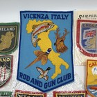 Mixed Lot Souvenir Woven Badges patches Vicenza Italy   Uk ireland Nos