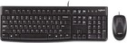 Logitech Mk120 Wired Usb Keyboard Mouse Desktop Combo Set