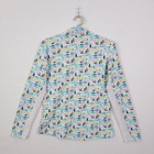 San Soleil  Shirt 1 4 Zip Top Women M Jersey Pullover Golf Tennis Upf 50