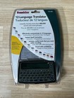 Franklin Tg-450 12-language Translator Electronic Dictionary New Sealed Travel