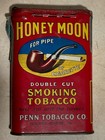 Antique 1910 Honey Moon Tobacco Empty Vertical Pocket Tin- Rare   Htf