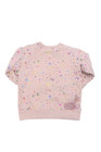 Stella Mccartney Kids Girls Long Sleeves Spotted Dot Sweatshirt Pink Size 10
