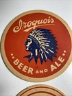 Lot Of 4 Diff Iroquois Beer Coaster  Two Are 4 Inch Buffalo New York Some  Htf