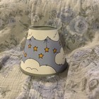 Nwt Vintage Welcome Lamp Shade Blue  Moon   Stars Nursery Theme  Adorable 90s