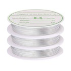 3 Pack Jewelry Wire - 22 Gauge Tarnish Resistant Copper Beading Wire For Jewe   