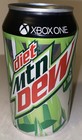 2014 12oz  Diet Mtn Dew Can   Xbox One   Empty Bottom Opened 