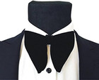 Black Velvet Bow Ties Mens Pre-tied Satin Formal Tuxedo Big Bowtie Oversized Bow