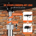 Drum Throne 21 3-26 4 In   540-670 Mm Height Adjustable Padded Drum Stool