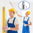 Anranmm 6 Pack Mop Pole Threaded Tip Repair Kit 1in Aluminum Adapters