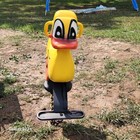 Cast Aluminum Playground Spring Base Duck Ride Vtg Playworld Systems Public Park