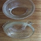 Clear Indiana Glass Hen On A Nest 6 75lx5 5wx5 75h