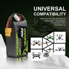 4pcs 100c 14 8v 1550mah 4s Lipo Battery  Xt60 Plug For Fpv Rc Drone Diy Motors