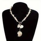 Boho Starfish Chain Alloy Conch Shell Pendant Clavicle Chain Women s Necklace